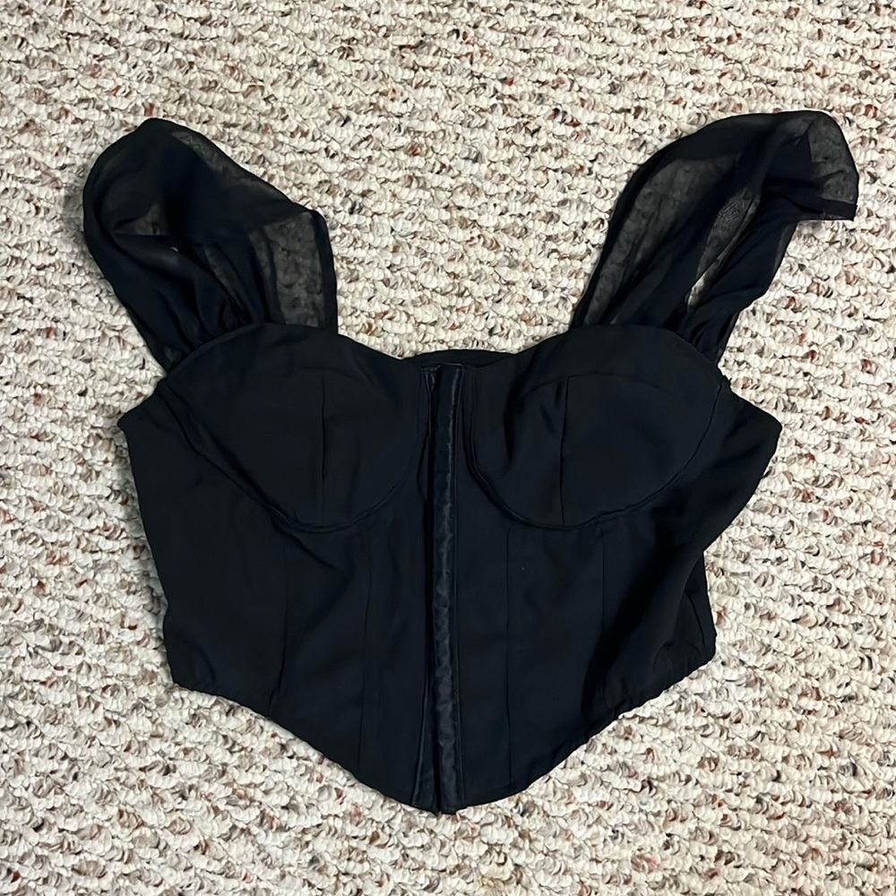 Black Going Out Top